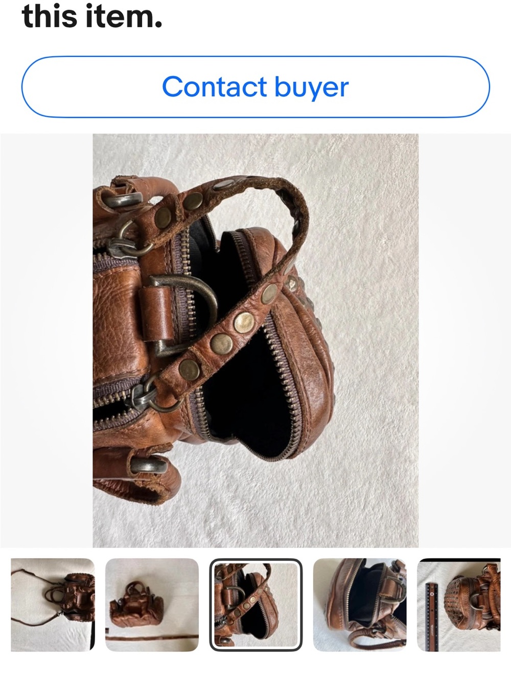 Frye Brooke mini speedy handbag - Picture 4 of 10
